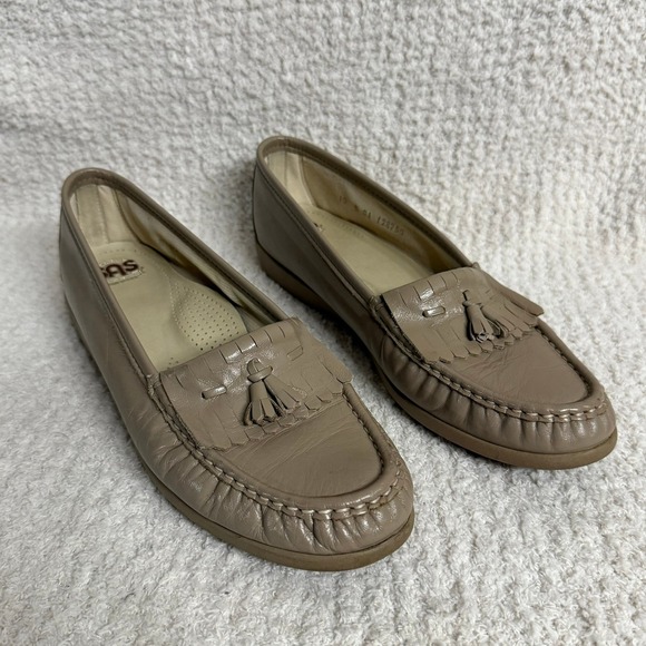 SAS Leather Loafer Comfort Tassel Slip On Casual Shoes Size 10N - Picture 6 of 8